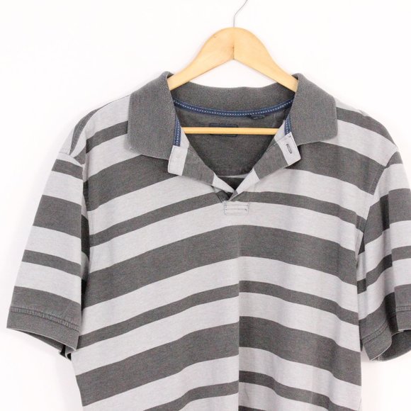 Arrow Grey Striped Polo - Picture 1 of 3